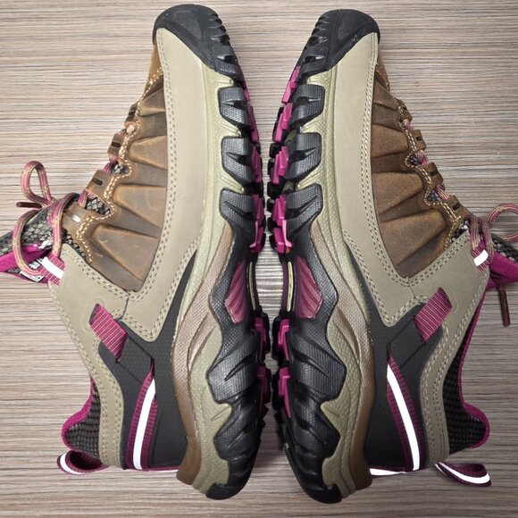 KEEN Targhee III Waterproof Low-top Hiking Shoes – Brown/Pink: Size – 7 Women’s - Picture 4 of 8